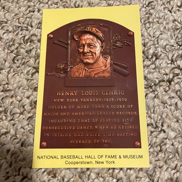 8 Postcards Baseball Hall of Fame Cooperstown NY Plaques - Picture 8 of 9